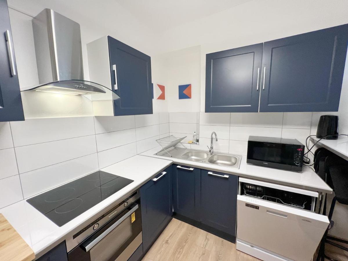 116 Chic & Cosy Grand Appart Moderne 65M2 Hypercentre Wifi Smart Tv Netflix Apartment แซงต์-เอเตียน ภายนอก รูปภาพ