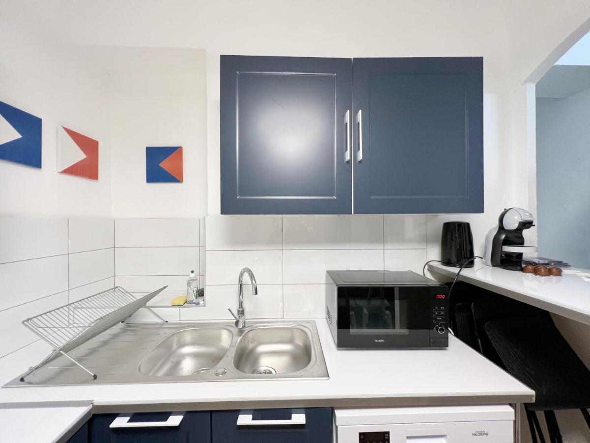 116 Chic & Cosy Grand Appart Moderne 65M2 Hypercentre Wifi Smart Tv Netflix Apartment แซงต์-เอเตียน ภายนอก รูปภาพ